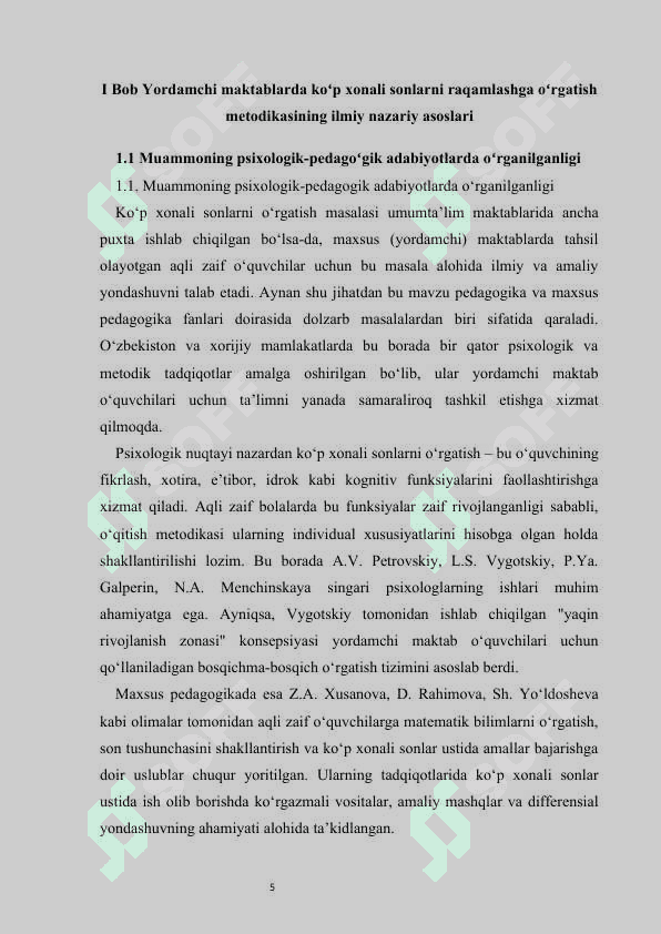 Ko'p xonali sonlarni  raqamlashga  o'rgatish metodikasi  kurs ishi 5