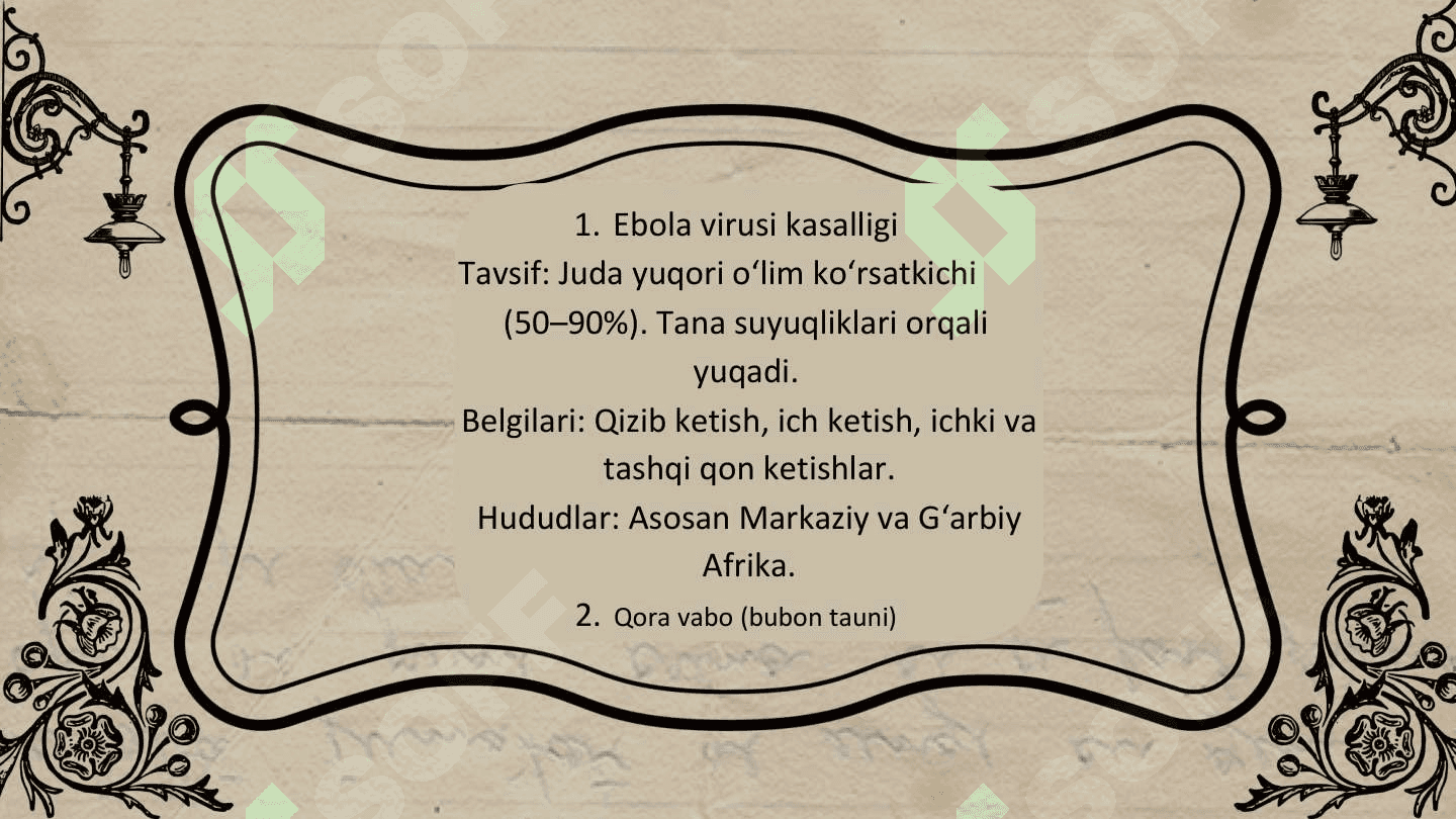Eng og'ir kasalliklar 2