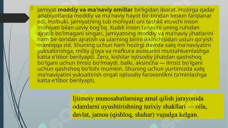 Jamiyat falsafasi. 7