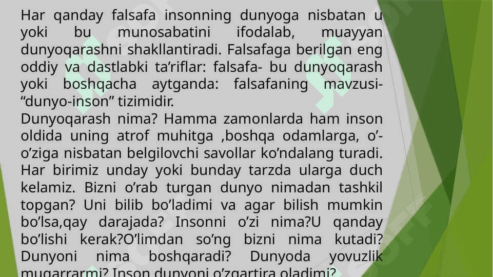 Fan ilmiy Dunyoqarash shakli 4