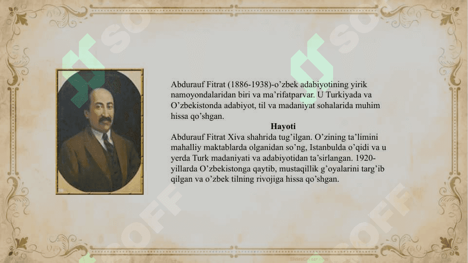 ABDURAUF FITRATNING “RAHBARI NAJOT” RISOLASIDAGI “BAXTSIZ ODAMLARNING IKKI TOIFASI” GA OID QARASHLARI 2