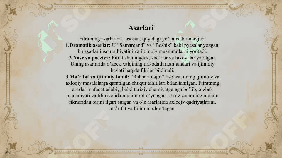 ABDURAUF FITRATNING “RAHBARI NAJOT” RISOLASIDAGI “BAXTSIZ ODAMLARNING IKKI TOIFASI” GA OID QARASHLARI 4
