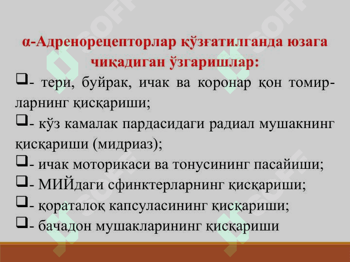 АДРЕНОМИМЕТИКЛАРСИМПАТОМИМЕТИКЛАР 6