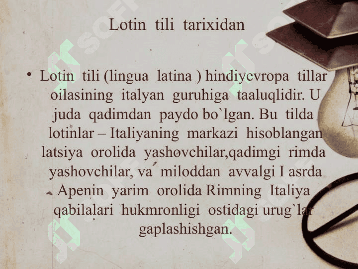 Lotin tili tarixi 5