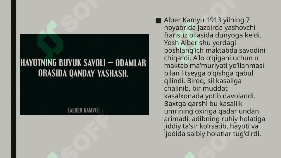A. Kamyuning “Begona” asari 3