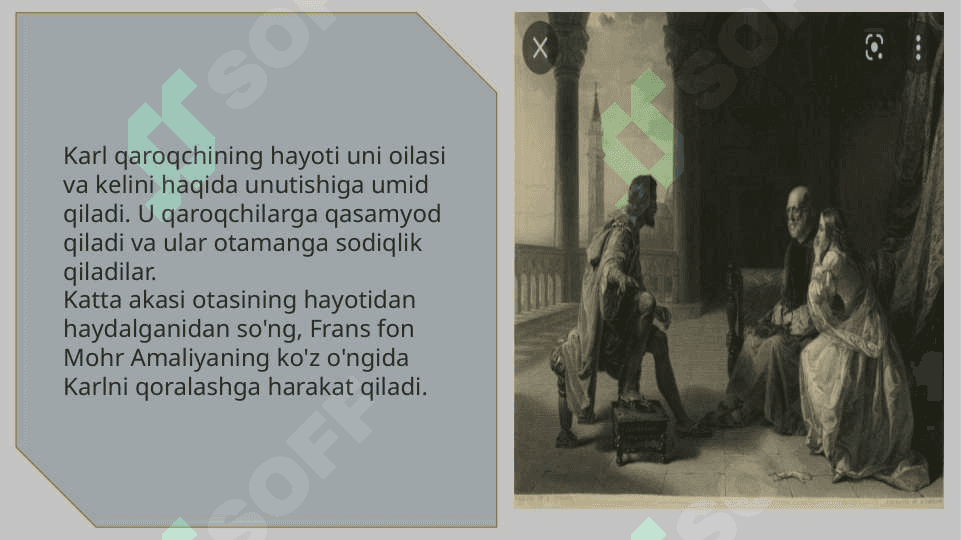 F. Shillerning “Qaroqchilar” tragediyasiDa erksevarlik g’oyalarining ilgari surilishi 8