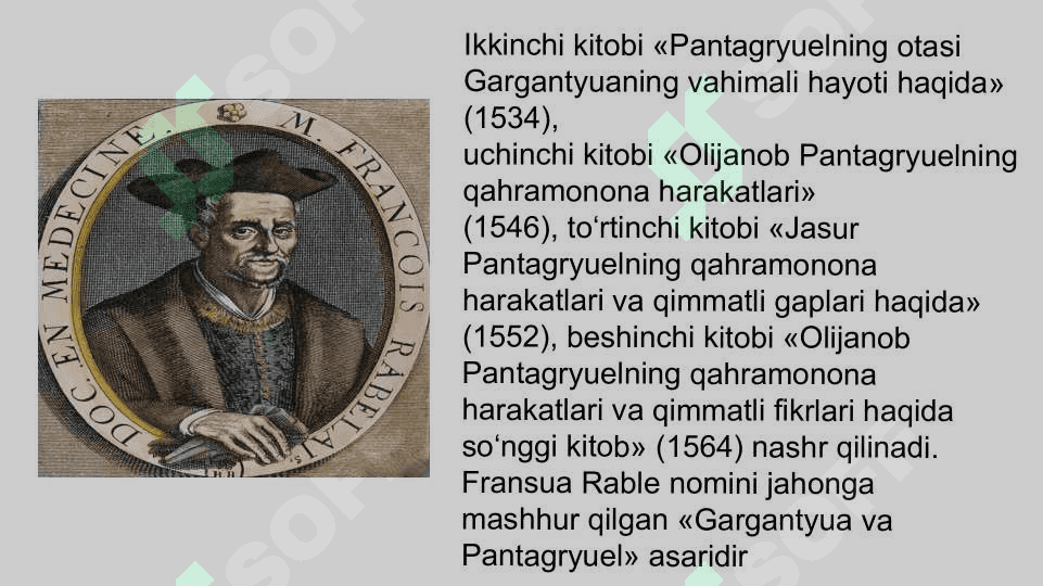 Fransua Rable va folklor munosabati M.Baxtin qarashida 5