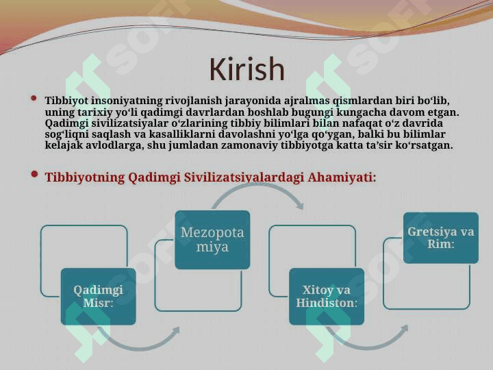 Qadimgi sivilizatsiyalar tibbiyotninf umumiy xususiyatlari 2