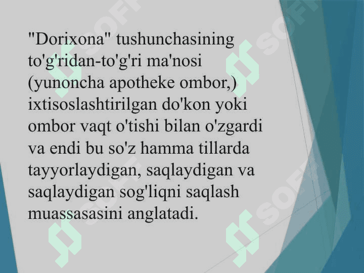 Insoniyat tarixida dorixonalar ochilishi 4