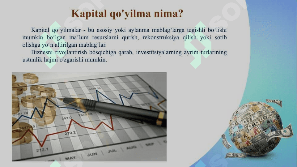 Kapital qo’yilmalar auditi. 2