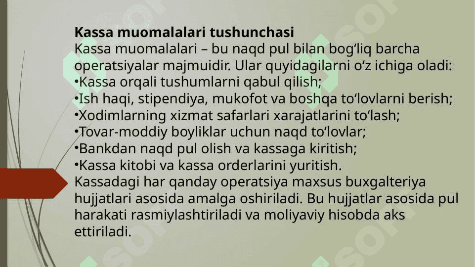 KASSA VA KASSA MUOMALALARI AUDITI. 3