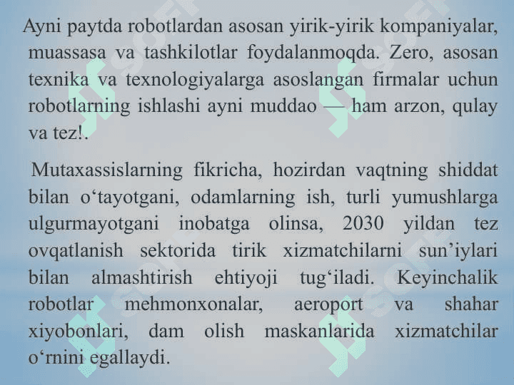 Axborot jarayonlarining dasturiy ta’minoti 5