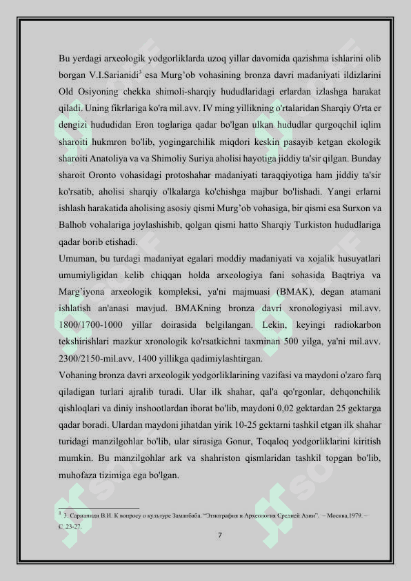 Murg’ob vohasining bronza davri o’rganilish tarixi.docx 7