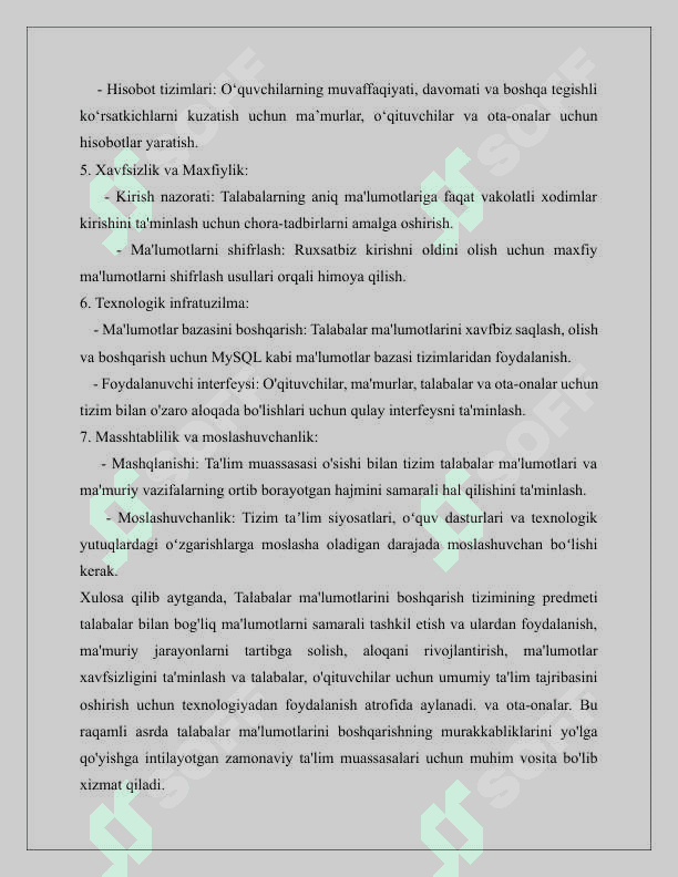 Talabalar haqida ma’lumotlarni saqlovchi” tizim veb saytini yaratish.docx 8