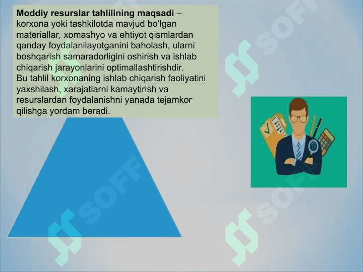 MODDIY RESURSLAR BILAN TA’MINLANGANLIK VA ULARDAN FOYDALANISH TAHLILI 5