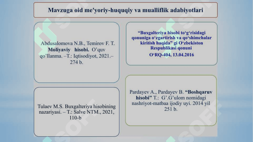 Asosiy vositalar hisobi 2