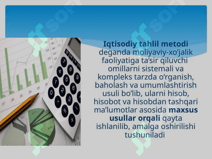 Iqtisodiy tahlilning metodi va usullari 5