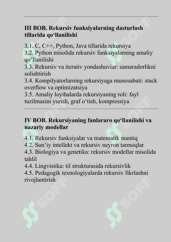 Rekursiv funksiya: nazariy asoslari, algoritmik modellar va amaliy qo‘llanilishi 2