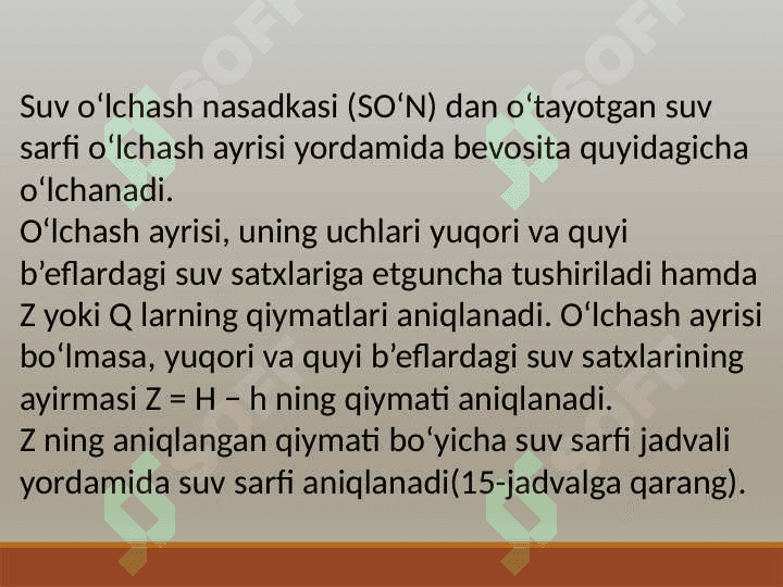 Suv o’lchash nasadkalari 7