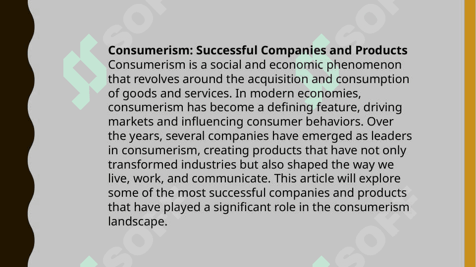 Successful companies and products 3