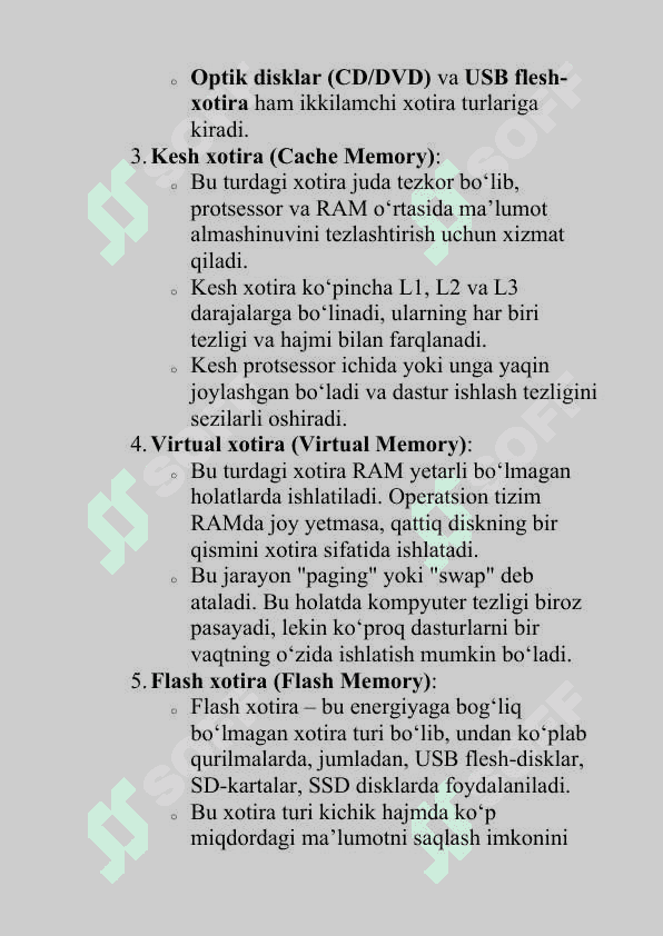 Kurs ishi Dinamik xotirani taqsimlash. 3