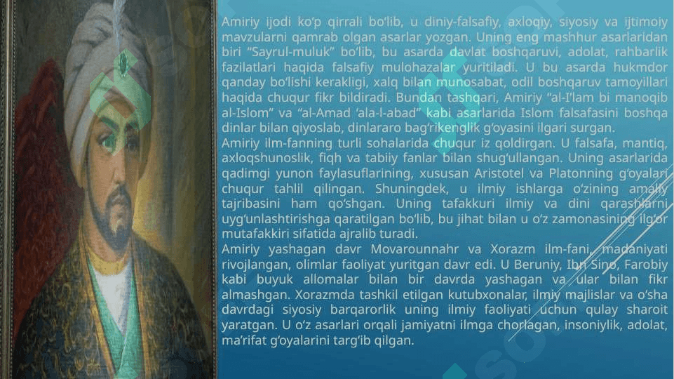 Amiriy hayoti va ijodi 3