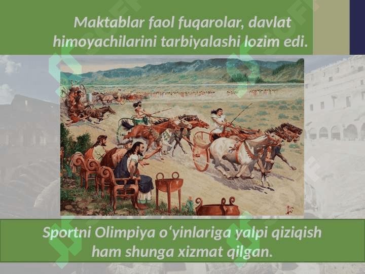 Qadimgi Yunoniston madaniyati mavzusida taqdimod 3