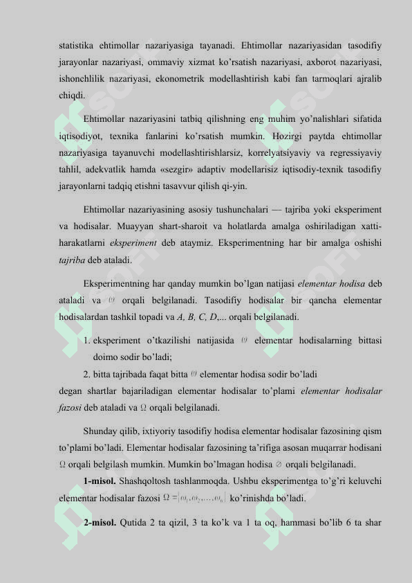 Kambinatorika elementlari mavzusini o’qitish 8