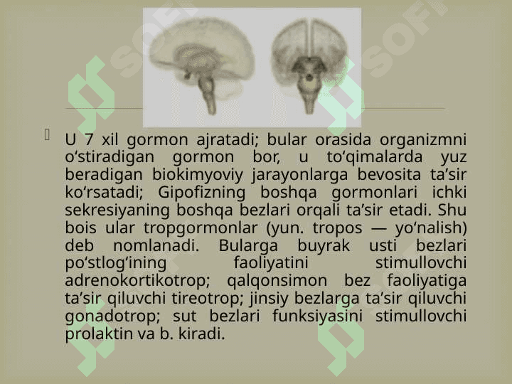 Gipofiz bezining garmonlari va yosh xususiyati 3
