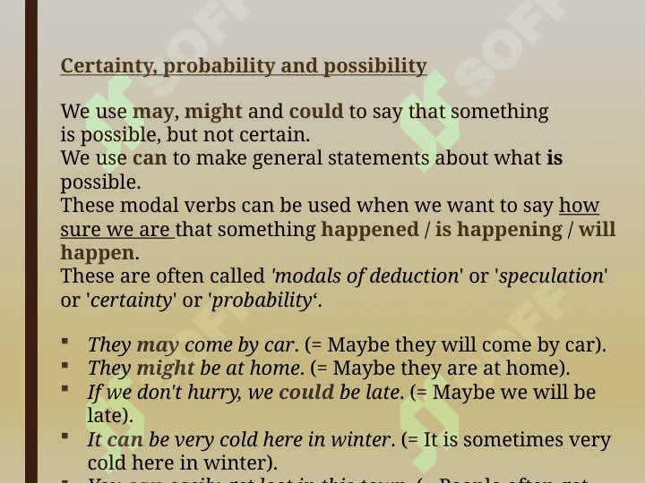Modal verbs in reporting 4