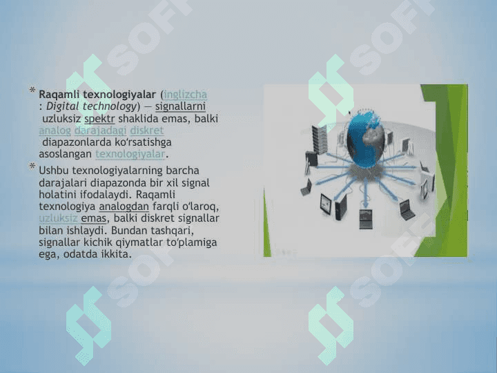 Raqamli texnologiyalar va ularning rivojlanish tendensiyalari 3