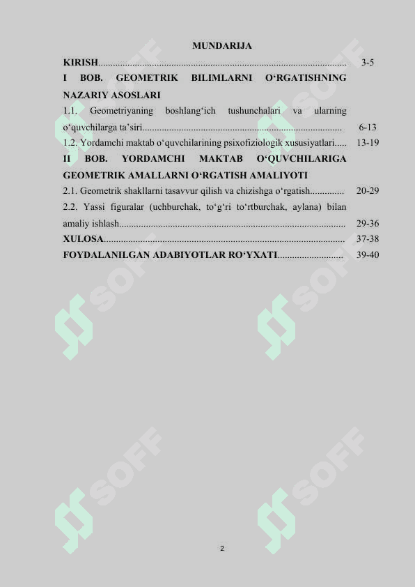 Yordamchi maktab oquvchilarining matematikadan giometrik amallarni orgatish 2