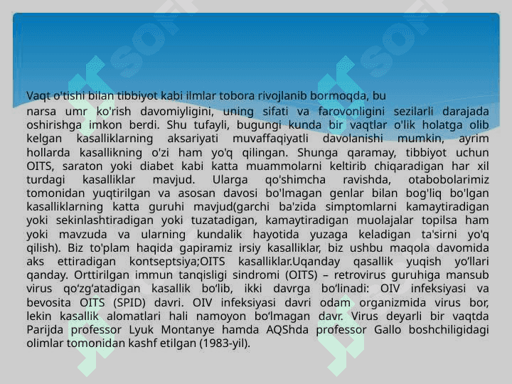 OIV/OITS kasallik kelib chiqishi va oldini olish chora tadbirlari 3