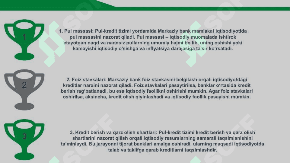 Pul kredit tizimi va banklar 6