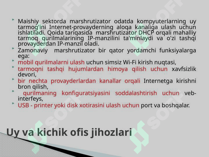 Локал тармоқлар (LAN) ва уларнинг қурилиш усуллари. LAN тармоғида қўлланиладиган асосий қурилмалар 4