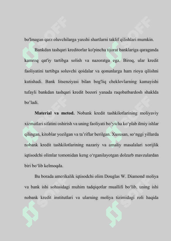 Moliya bozorida banklar va nobank kredit institutlari 5