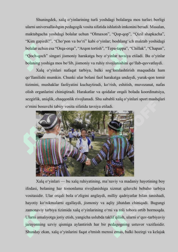 O'ZBEK XALQ O'YINLARINI O'TKAZISH TEXNOLOGIYASI 7