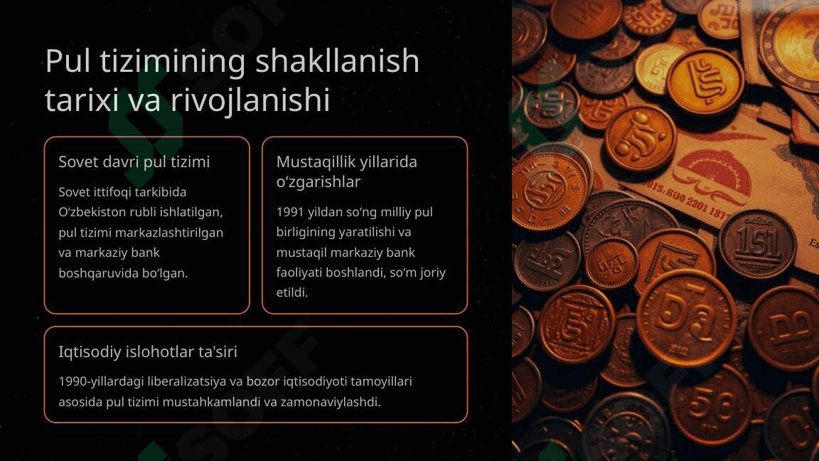 Oʻzbekiston Respublikasi Pul Tizimi: Tarixi, Tuzilishi va Istiqbollari 2