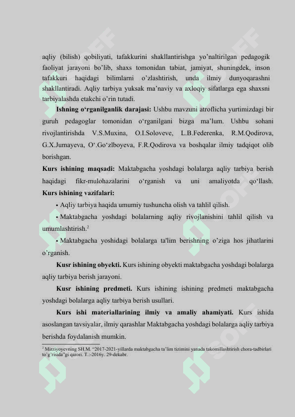 Maktabgacha yoshda aqliy tarbiya masalalari 5