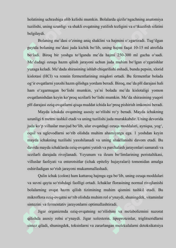 Bir yoshdan katta bolalarda jarohatlanish hazm tizimin semiotikasi va sindromlari 3
