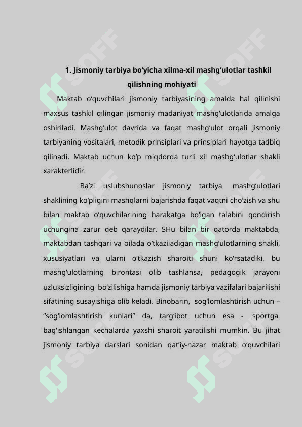 Jismoniy tarbiya mashg'uloti shakllari 8