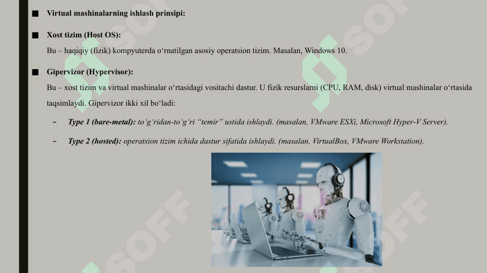 Vertual mashinalar va ularning ishlash prinsiplari. 3