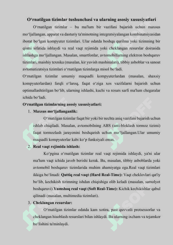 O‘rnatilgan tizimlarda assembler dasturlash 3