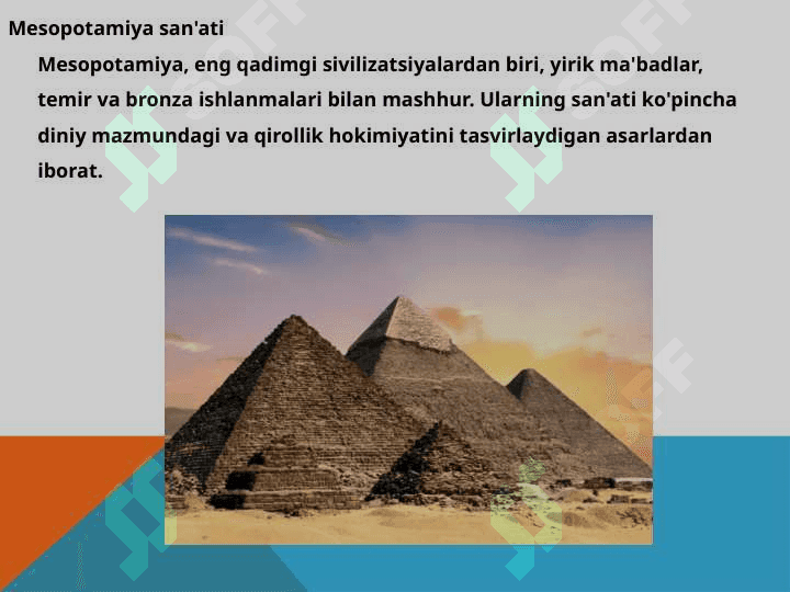 QADIMGI DUNYO SAN`ATI 5