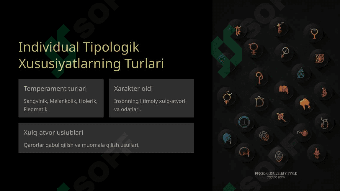 Mavzu:Shaxsning Individual Tipologik Xususiyatlari 4