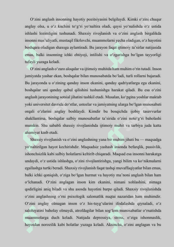 SHAXSNING OʻZ IMKONIYATLARI CHEGARASIDAN CHIQISHI (TRANSTSENDENSIYA) 4