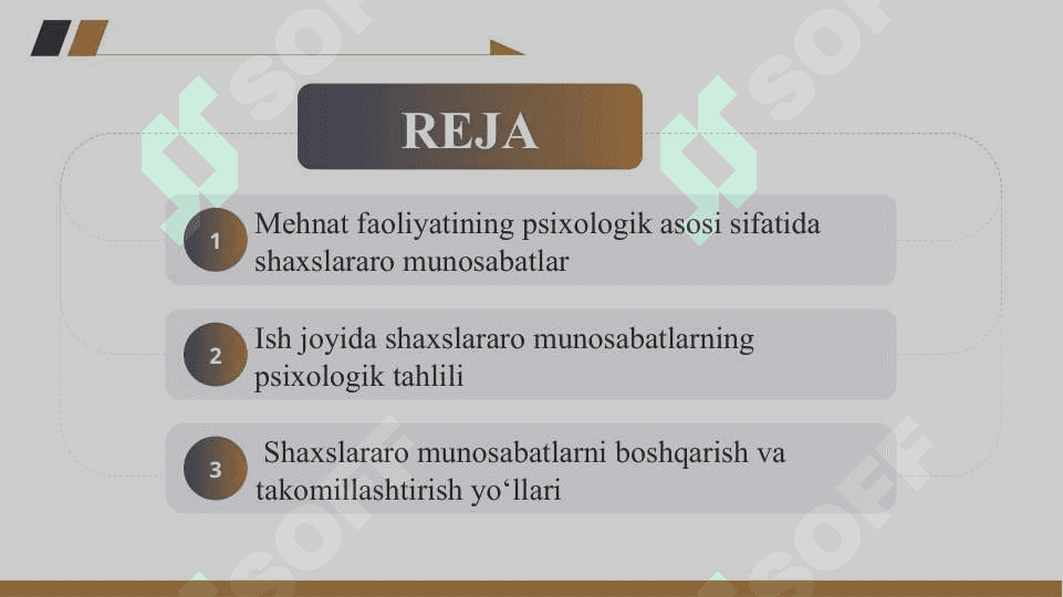 Mehnat faoliyatida shaxslararo munosabatlar psixologiyasi slayd 2