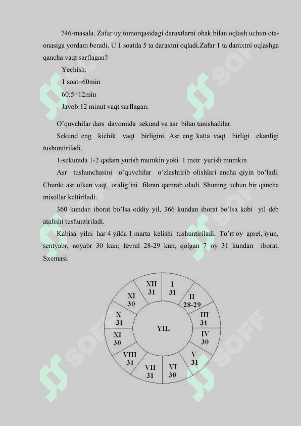 Boshlang’ich sinf matematika darslarida miqdorlarni o’rgatishda amaliy ishlarni tashkil etish metodlari. 6