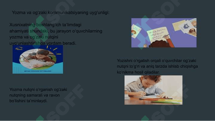 Boshlang’ich sinf o’quvchilarini husnixatga o’rgatishning metodik shartlari qanday 5