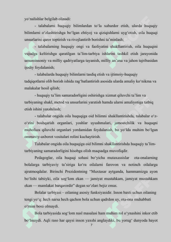 TA’LIM TIZIMIDA YOSHLARNING HUQUQIY MADANIYATINI SHAKLLANTIRISH USULLARI. 7